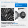 Стиральная машина с сушкой Zugel ZWDF10712I Inverter Steam DD, белая