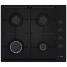 Газовая варочная панель Bosch PBP6C6K80Q, черный
