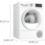 Сушильная машина Bosch Serie 6 WQG14591BY белый