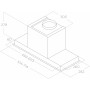 Встраиваемая вытяжка Elica HIDDEN 2.0 BL MAT/A/52