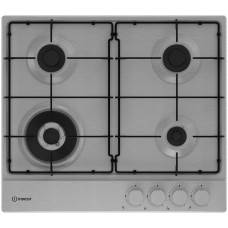 Газовая варочная панель Indesit THPM 641 W/IX/I, нержавеющая сталь