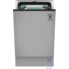Встраиваемая посудомоечная машина Weissgauff BDW 4536 D Inverter Autoopen Timer Floor