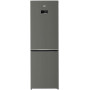 Двухкамерный холодильник Beko B3R0CNK362HG серебристый