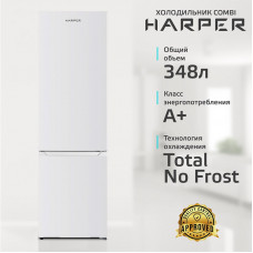 Двухкамерный холодильник Harper RH5559BB белый