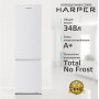 Двухкамерный холодильник Harper RH5559BB белый