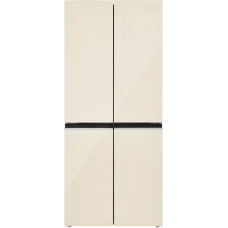 Многокамерный холодильник Zugel ZRCD430C, бежевое стекло