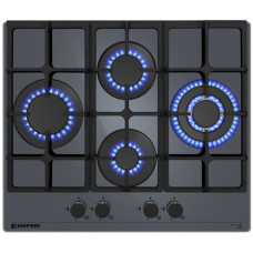 Газовая варочная панель Meferi MGH604GR GLASS ULTRA