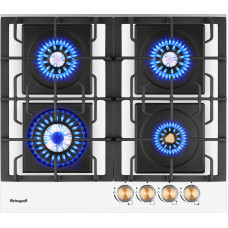 Газовая варочная панель Weissgauff HGG 641 WV Volcano Burner Nano Glass Газовая варочная панель Weissgauff HGG 641 WV Volcano Burner Nano Glass