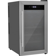 Винный шкаф Zugel ZTWF182DX нержавеющая сталь