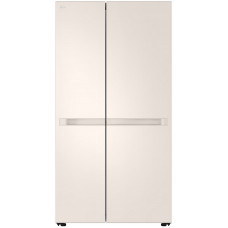Холодильник Side-by-Side LG GC-B257KEHW бежевый