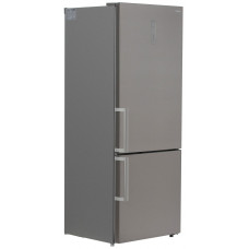 Двухкамерный холодильник Hyundai CC4553F нержавеющая сталь