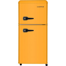 Холодильник компактный Harper HRF-T140M оранжевый