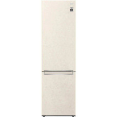 Холодильник с морозильником LG GW-B459SECM бежевый