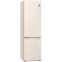 Холодильник с морозильником LG GW-B459SECM бежевый