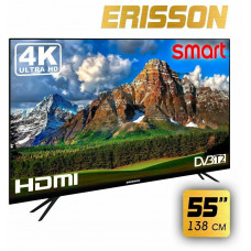 55" (139 см) Телевизор LED Erisson 55ULES910T2SM черный