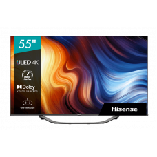 55" (140 см) Телевизор LED Hisense 55U7HQ черный