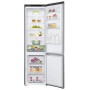 Холодильник с морозильником LG GA-B509MMZL серебристый