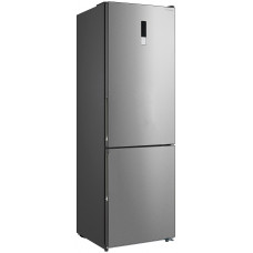 Холодильник с морозильником Hyundai CC3595FIX серый
