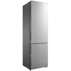 Холодильник с морозильником Hyundai CC3593FIX серый