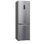 Холодильник с морозильником LG GA-B459SMQM серебристый