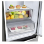 Холодильник с морозильником LG GA-B509MMQM серебристый