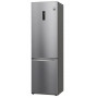 Холодильник с морозильником LG GA-B509SMUM серебристый