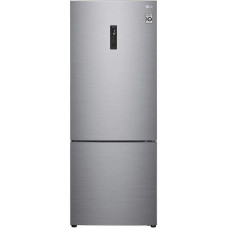 Холодильник с морозильником LG GC-B569PMCM серебристый
