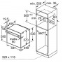 Электрический духовой шкаф Bosch HBG517CW1S