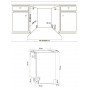 Встраиваемая посудомоечная машина BBK 45-DW202D