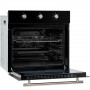 Электрический духовой шкаф AVEX HM 6060 1B, черный, встраиваемый