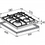 Газовая варочная панель Zigmund & Shtain GN 238.61 X