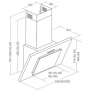 Вытяжка AKPO WK-4 Nero duo 60, нержавеющая сталь