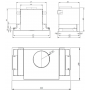 Вытяжка полновстраиваемая Akpo WK-6 Neva glass 60 черный