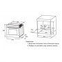 Электрический духовой шкаф Weissgauff EOA 691 PDBX