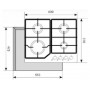 Газовая варочная поверхность Akpo PGA 604 BGC BL