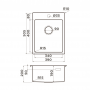 Кухонная мойка OMOIKIRI AMADARE 39 (4997028)