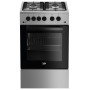 Газовая плита BEKO FSGT52110DXO серебристый