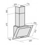 Вытяжка наклонная MBS GALTONIA 160 INOX серебристый