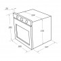 Электрический духовой шкаф MAUNFELD EOEH.7611SCSB