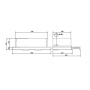 Встраиваемая вытяжка Weissgauff  TEL 450 X