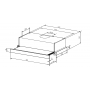 Встраиваемая вытяжка Weissgauff  TEL 05 1M IX