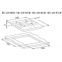 Газовая варочная панель Weissgauff  HG 430 WEH