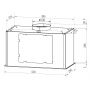 Встраиваемая вытяжка Weissgauff  Airin 1200 BL