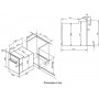 Электрический духовой шкаф Korting OKB 4941 CRB, встраиваемый