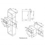 Электрический духовой шкаф Korting OKB 792 CFW, встраиваемый