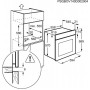 Электрический духовой шкаф Electrolux OEF5C50V, белый, встраиваемый