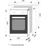 Электрический духовой шкаф Lex EDM 4573 C IV LIGHT, встраиваемый