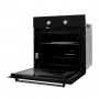 Электрический духовой шкаф Lex EDM 040 BL, черный, встраиваемый
