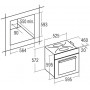Электрический духовой шкаф Cata CM 760 AS BK, встраиваемый