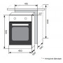 Электрический духовой шкаф Lex EDM 4570 C IV, встраиваемый
